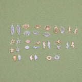 Beach Vibes Summer Vibes Collection Permanent Jewelry Connector- Intricate Detail - 14kt gold filled or Sterling Silver - Made in the USA