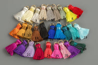 SILK TINY TASSLE Tassels High Quality Extra Thick 4 pcs