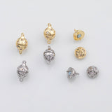 18K Gold PVD Magnet clasp magnetic clasp closure - Tarnish Resistant