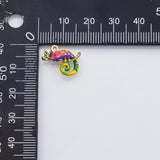 18K Gold PVD Chamelion charm - Tarnish Resistant