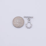 Toggle Clasps 11x17mm Gold PVD Plated Tarnish Resistant