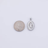 Gold PVD Plated Jesus Mary Christian Catholic Charm tarnish resistant