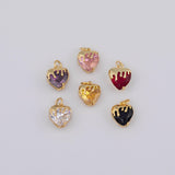 Gold PVD Plated Sacred Heart charms tarnish resistant