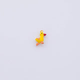 Gold PVD Plated Duck charms tarnish resistant