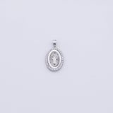 Gold PVD Plated Jesus Mary Christian Catholic Charm tarnish resistant