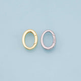 Carabiner Push Clasp 10x20mm 18K Gold Filled Charm for Charm Bar Bracelets and Necklaces Charms Gold Filled Charms Minimalist CZ