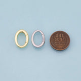 Carabiner Push Clasp 10x20mm 18K Gold Filled Charm for Charm Bar Bracelets and Necklaces Charms Gold Filled Charms Minimalist CZ