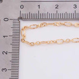 18k Sunburst Bracelet Figaro Italian Gold Filled Charm Bar Bracelet Off