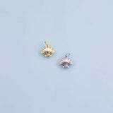 Sea shell scallop shell charm 18k Gold Filled charm bar charms for bracelets and necklaces minimalist cz pave silver for jewelry making diy