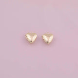 Heart Locket charm 18k Gold Filled charm bar charms for bracelets and necklaces minimalist cz pave silver for jewelry making diy