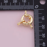 Gold Filled Sailor Clasp 18k Gold Filled charm bar charms for bracelets and necklaces minimalist cz pave silver for jewelry making diy