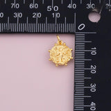 Ancient Roman Coin charm 18k Gold Filled charm bar charms for bracelets and necklaces minimalist cz pave silver for jewelry making diy