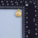 Evil eye Sunburst Star charm 18k Gold Filled charm bar charms for bracelets and necklaces minimalist cz pave silver for jewelry making diy