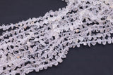 Natural Quartz Clear Quartz Beads Crystal Freeform Raw Nugget Quartz Beads 15.5" Strand Smooth - Looks like Herkimer Diamonds about 6x15mm