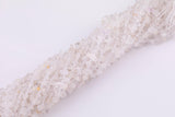 Natural Quartz Clear Quartz Beads Crystal Freeform Raw Nugget Quartz Beads 15.5" Strand Smooth - Looks like Herkimer Diamonds about 6x15mm