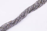 Green Phantom Quartz Beads Diamond Cut 3mm Beads 15.5" Strands