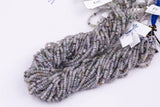 Green Phantom Quartz Beads Diamond Cut 3mm Beads 15.5" Strands