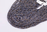 Natural Sapphire Beads Cube Shaped Beads 2mm Beads 15.5" Strands Real Sapphire Untreated Diamond Cut
