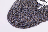 Natural Sapphire Beads Cube Shaped Beads 2mm Beads 15.5" Strands Real Sapphire Untreated Diamond Cut