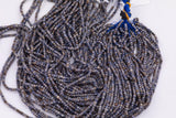 Natural Sapphire Beads Cube Shaped Beads 2mm Beads 15.5" Strands Real Sapphire Untreated Diamond Cut
