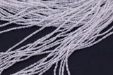 Natural Clear Quartz Beads Diamond Cut Cube Shaped 2mm Beads 15.5" Strands Diamond Cut