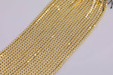 Gold Hematite Cube Beads 3mm 4mm Very Nice Color Beads 15.5" Strands