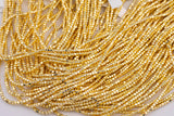 Gold Hematite Cube Beads 3mm 4mm Very Nice Color Beads 15.5" Strands