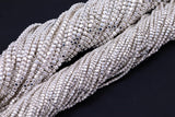 Silver Hematite Cube Beads 3mm 4mm Very Nice Color Beads 15.5" Strands