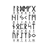 Rune Connectors Germanic Viking Rune Words Runes Alphabet - 14kt gold filled or Sterling Silver - Made in the USA