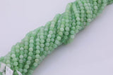 Natural Green Jade Beads 6mm 8mm Smooth Round 15.5" Loose Beads