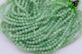 Natural Green Jade Beads 6mm 8mm Smooth Round 15.5" Loose Beads