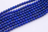 Royal Navy Blue Jade Beads 8mm 10mm Smooth Round 15.5" Loose Beads Dyed Jade