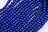 Royal Navy Blue Jade Beads 8mm 10mm Smooth Round 15.5" Loose Beads Dyed Jade