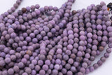 Light Wine Jade Beads 8mm Smooth Round 15.5" Loose Beads Dyed Jade