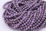 Light Wine Jade Beads 8mm Smooth Round 15.5" Loose Beads Dyed Jade