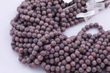 Tan Jade Beads 8mm Smooth Round 15.5" Loose Beads Dyed Jade
