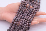 Tan Jade Beads 8mm Smooth Round 15.5" Loose Beads Dyed Jade