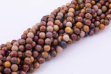 Sunset Mookaite Beads 6mm 8mm 10mm Smooth Round 15.5" Loose Beads Natural Untreated