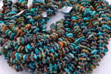Natural Turquoise Freeform Nugget Beads about 12mm Heishi Roundel Smooth Round 15.5" Loose Beads Natural Untreated