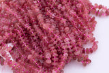 Natural Strawberry Quartz Freeform Nugget Beads about 10mm Heishi Roundel Smooth Round 15.5" Loose Beads Natural Untreated