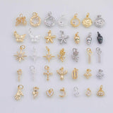Gold PVD Charm Selection Mix Tarnish Resistant