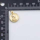 18K Gold PVD Ancient coin charm roman greek coin charm - Tarnish Resistant