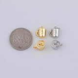 Coffee Cup Mug Charm 18k Gold PVD Ion Plated Charms Tarnish Resistant