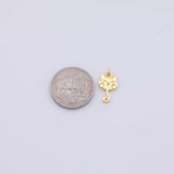 Dainty smiling cat charm 9x15mm kitten kitty gold PVD Plated silver for earrings bracelets necklaces charm minimalist charms cz pave