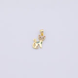 Cat charm Gold PVD Plated Tarnish Resistant