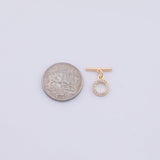 Toggle Clasps 9mm Gold PVD Plated Tarnish Resistant