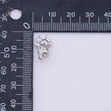 Bradypod Charm 9x14mm Gold PVD Plated Tarnish Resistant
