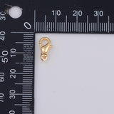 Gold PVD Plated Gold Fancy Lobster Clasp Charm tarnish resistant