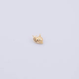 Gold PVD Plated Gold Snail Charm tarnish resistant