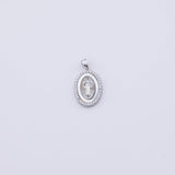 Gold PVD Plated Jesus Mary Christian Catholic Charm tarnish resistant